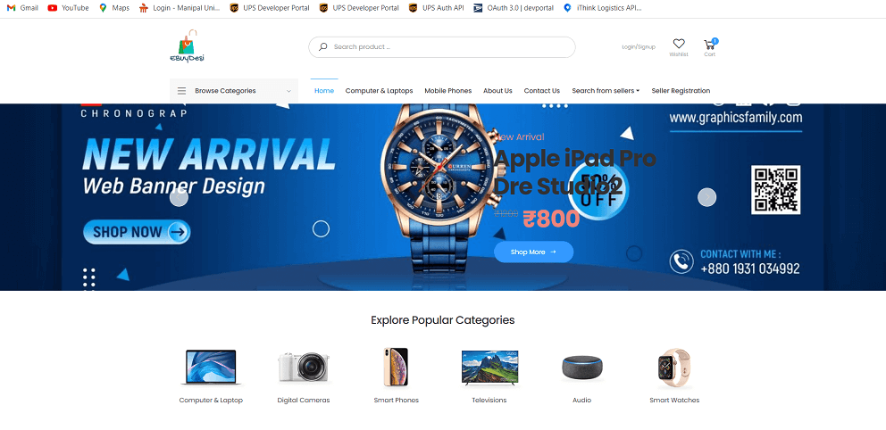 Ebuydesi (Ecommerce Website)